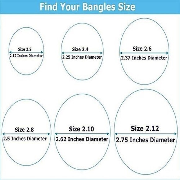 Indian Pakistani Green metal bangles set - Picture 6 of 6